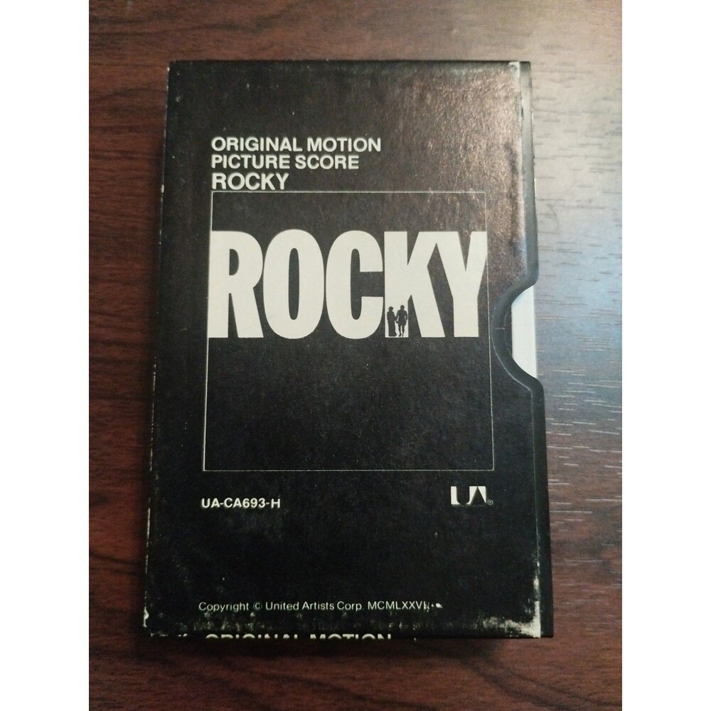 ROCKY - SOUNDTRACK - 1976 RELEASE with SLIPCASE - Cassette Tape  - Tested Works
